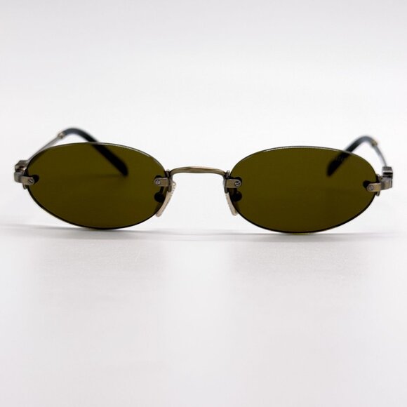 NEW MIU MIU SUNGLASSES MUA54S 26C09Z OVAL GOLD WOMEN MU A54S SMU A54 main image 10